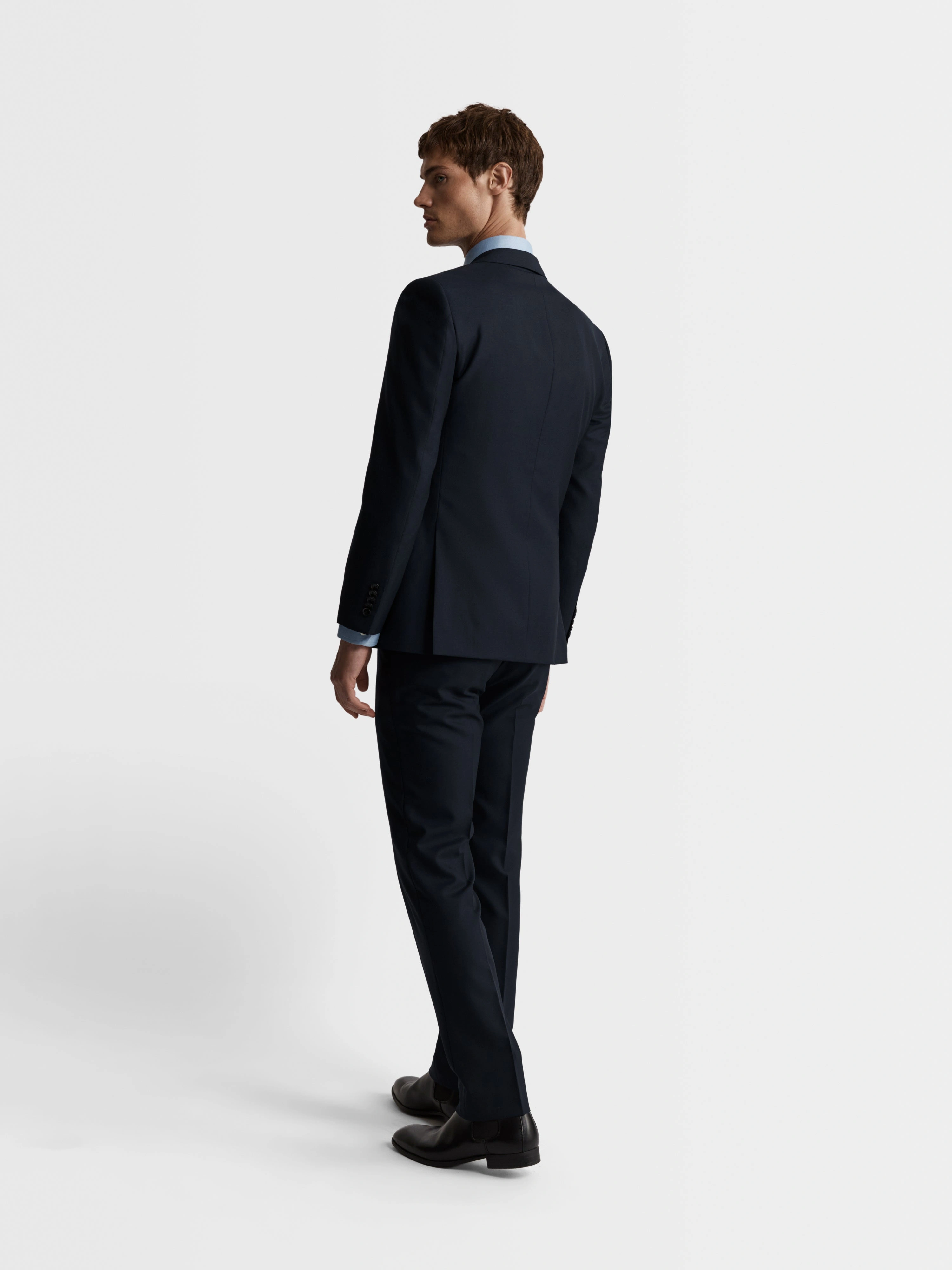 Aldgate: Italienische Wollhose Slim Fit Luxus Traum für den Mann Stilvoll Elegant